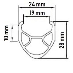 Jant 27.5 V-Fren Mat Siyah (36h)