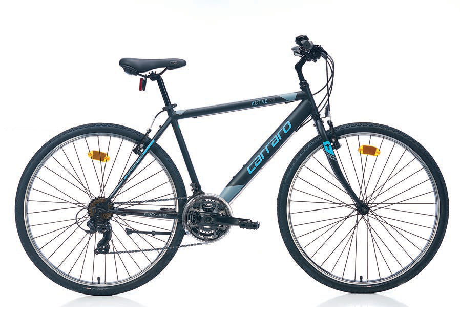 Carraro Active 280 Bisiklet 28 Jant -Mat Siyah-Mavi-49cm