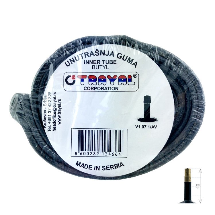 Trayal 26x1.50-2x1.25 İç lastik Schrader 40mm Sibop