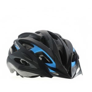 Moon MV-88 Bisiklet Kaskı Işıklı M Beden Siyah-Mavi