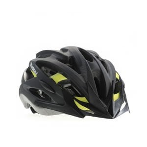 Moon MV-88 Bisiklet Kaskı Işıklı M Beden Siyah-Sarı