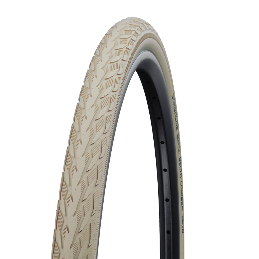 Schwalbe 28X1.1/2 Delta Cruiser 40-635 Zırhlı Dış Lastik K-Guard Krem