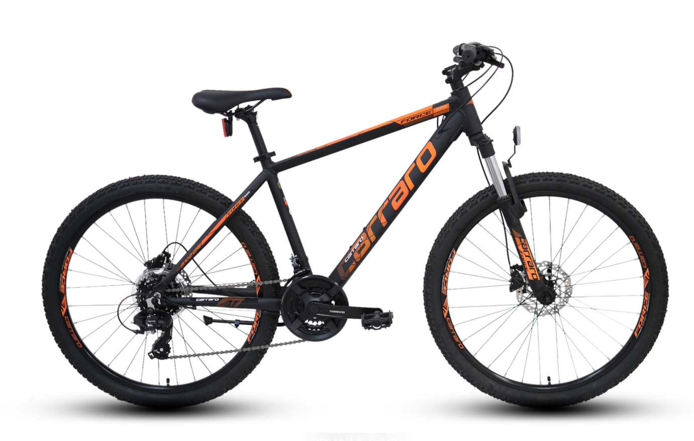 Carraro Force 620 Dağ Bisikleti 26 Jant -43cm- Mat Siyah-Turuncu