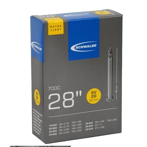 Schwalbe SV20 700x18/25 İç Lastik Extra Light 80mm Sibop SV20