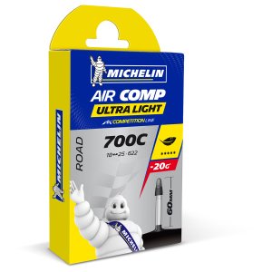 Michelin AirComp Ultralight 700x18/23 İç lastik Presta 60mm