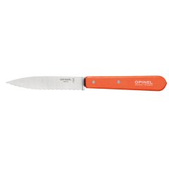 Opinel Essential No:113 Paslanmaz Çelik Tırtıklı Soyma Bıçağı Bej