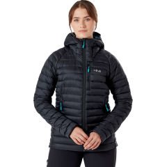 Rab Microlight Alpine Uzun Kaz Tüyü Kapüşonlu Kadın Ceket