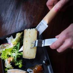 Opinel Peynir Bıçağı ve Çatal Seti