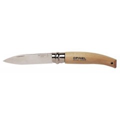 Opinel Inox 8 No Kayın Saplı Paslanmaz Bağ Çakısı