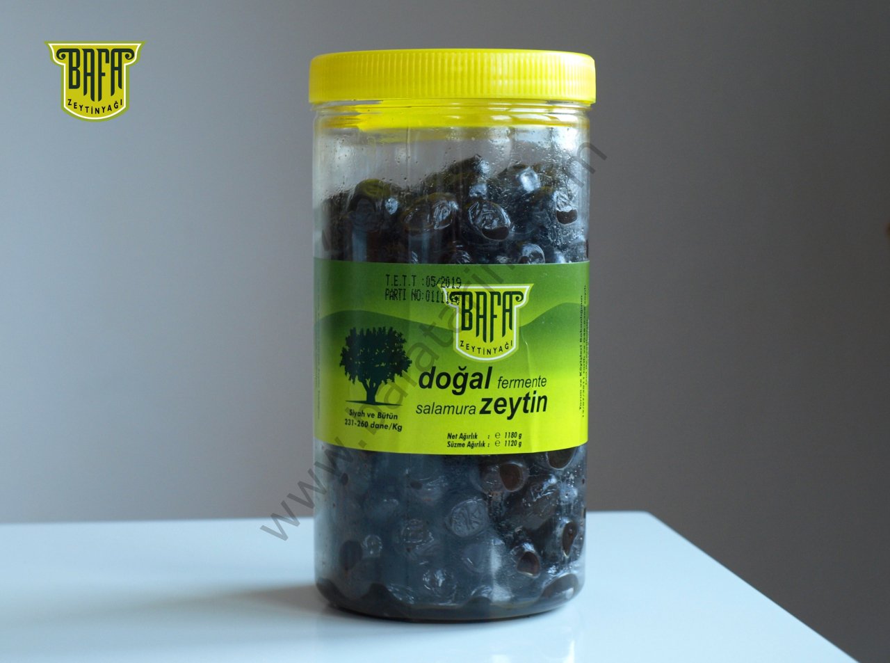 Doğal Siyah Zeytin 1 Kg (Hiper)