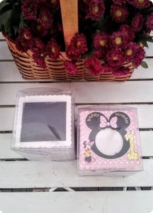 25 li 1 Yaş Mini / Miki Magnet Çerçeve Doğum Günü (Mickey)