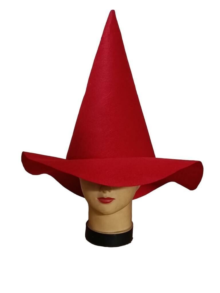 Kırmızı Cadı Şapkası(Halloween&Cadılar Bayramı)