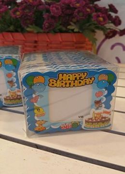 25 li Magnet Çerçeve Doğum Günü Pastalı (Happy Birthday)