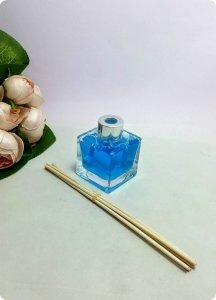 20 Li Bambu Yerli Kare Parfüm / Koku Şişesi 60 cc