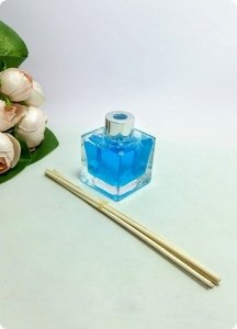 20 Li Bambu Yerli Kare Parfüm / Koku Şişesi 60 cc