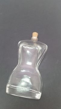10 lu Kadın Figürlü cam şişe