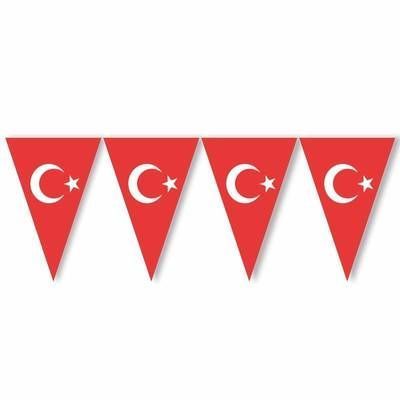 Türk Bayraklı Üçgen Flama