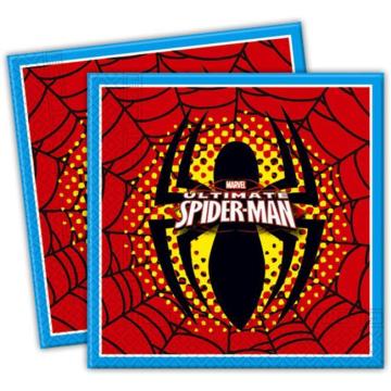 16 Lı The Ultimate Spiderman / Örümcek Adam Kağıt Peçete
