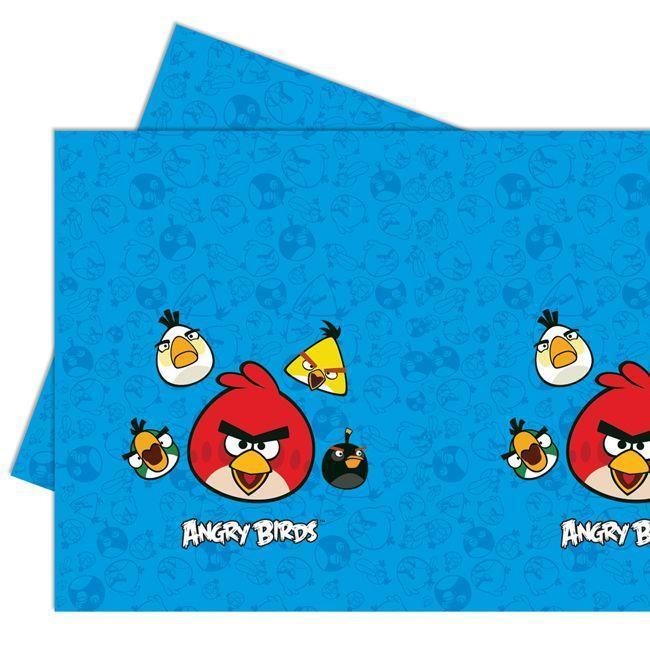 Angry Birds Klasik Masa Örtüsü Mavi Zemin