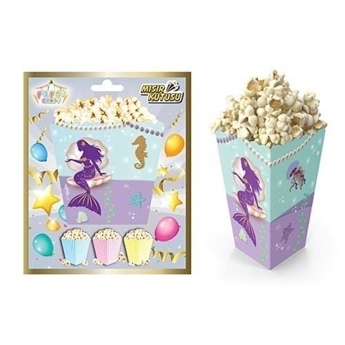 10 Lu Deniz Kızı Popcorn Kutusu