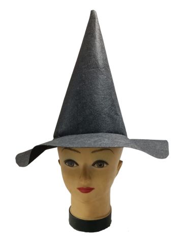 Keçe Siyah Cadı Şapkası (Halloween&Cadılar Bayramı)