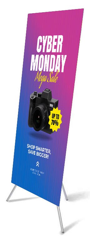 X Banner Banner Tutucu 60x180