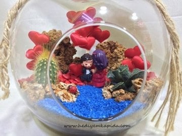 14 Şubat Sevgili Günü Terrarium