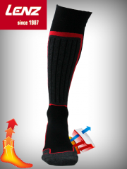 Orjinal Lenz Kırmızı Termal Çorap Uzun Konçlu
