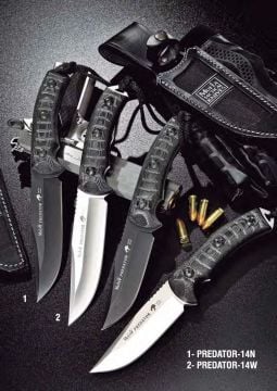 Muela PREDATOR-14N Predator Serisi Siyah Micarta Bıçak