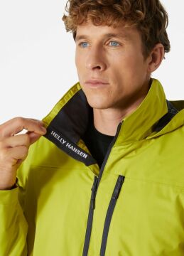 Helly Hansen Crew Hooded Midlayer Jacket Erkek Ceket Bright Moss Yeşil HHA.33874