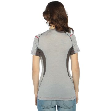 Merino Wool  Merinos Yün Bayan Kısa Kollu Termal İçlik T-Shirt