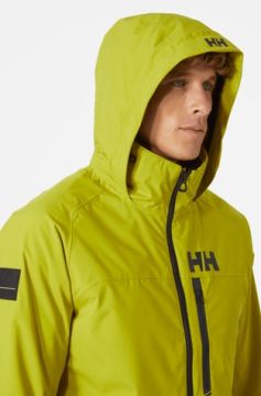 Helly Hansen HP Racing Lifaloft Hooded Jacket Erkek Ceket Bright Moss Yeşil HHA.30366.452