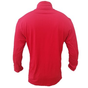 Haglöfs DryFit Yarım Fermuar Kırmızı Erkek T-shirt
