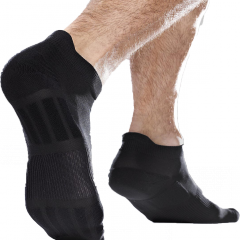 Dry Active Unisex Bay Bayan Siyah Seamless Spor Çorap