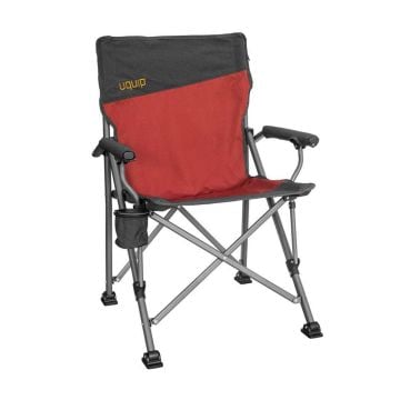Uquip Roxy Yüksek Konforlu & Takviyeli Katlanır Kamp Sandalyesi Mahogany-Melange