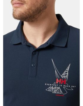 Helly Hansen Hp Race Polo Yaka T-Shirt Lacivert