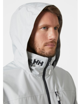 Helly Hansen Crew Kapüşonlu Erkek Ceket Grey Fog