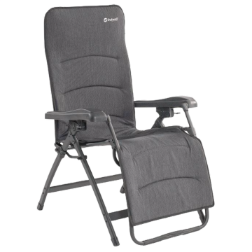 Outwell Gresham Premium Yatma Pozisyonlu Dolgulu 150kg Taşıma Katlanabilir Kamp Sandalyesi Şezlong