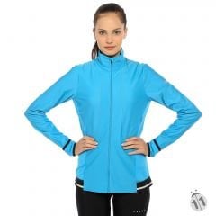 Gore-Tex Bayan Turkuaz Uzun Kollu Windstopper Ipod Cepli ProDryFit Outdoor, Koşu, Fitness Tişört