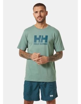 Helly Hansen Logo T-Shirt Mavi