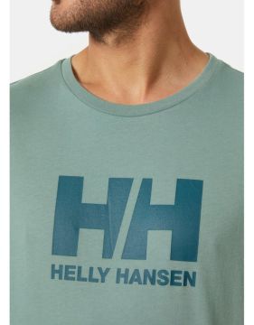 Helly Hansen Logo T-Shirt Mavi