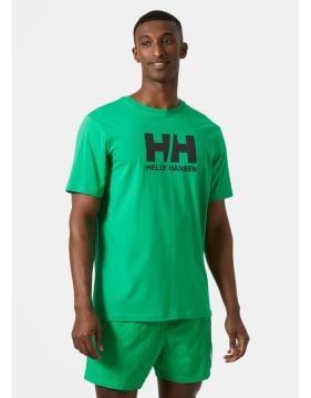 Helly Hansen Logo T-Shirt Yeşil