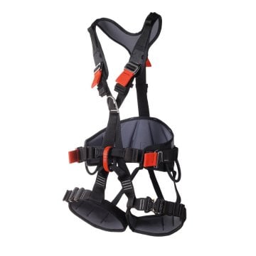 Seamaster 3D Stainless Steel Full Body Harness Endüstriyel Black-Red