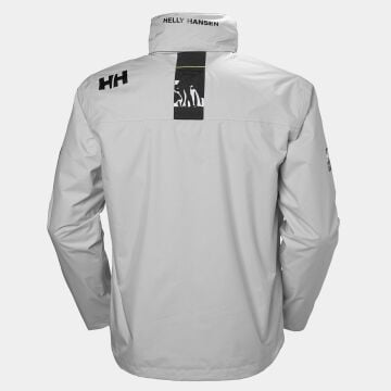 Helly Hansen Crew Hooded Midlayer Jacket Erkek Ceket Grey Fog Gri