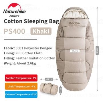 Naturehike PS400 Oval Ultralight Uyku Tulumu -12°C ( Crystalline )