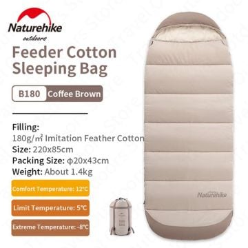 Naturehike Feeder B180 Cotton Uyku Tulumu -8°C