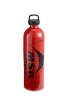 MSR 30 oz Fuel Bottle CRP Cap Yakıt Şişesi KIRMIZI