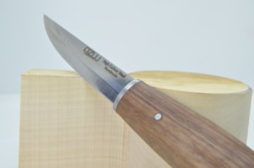 Ozul Knives Ahşap Kuksa Kaşık Oyma Bıçağı İnci-Sivri 10 Cm