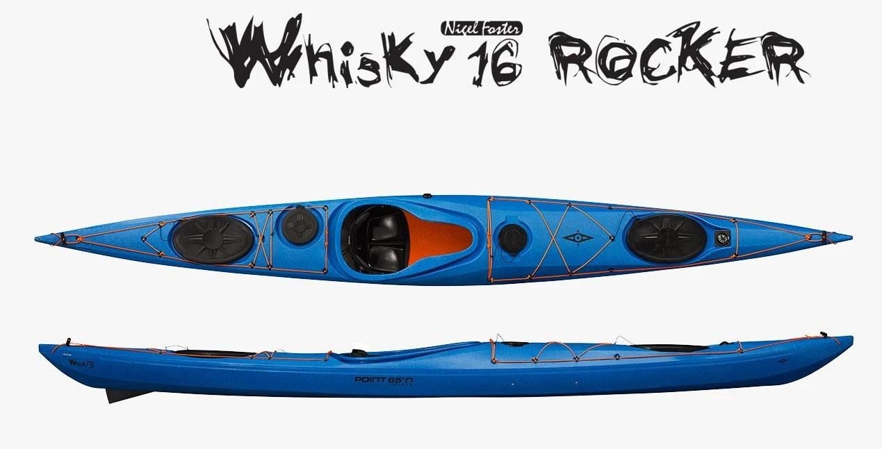 Point65 Whisky 16 Rocker Rudder & Skeg Kano-MAVİ