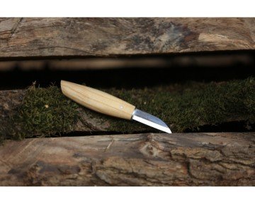 Ozul Knives Ahşap Kuksa Kaşık Oyma Bıçağı - 3 İnci Küt Kısa
